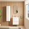 Тумба с раковиной для ванной VitrA Mia Plus Round (Мия Плюс Раунд) 69816, 60 см, глянцевая, белая ДСП фото 5