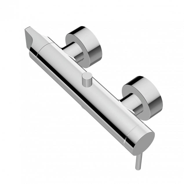 Смеситель настенный VitrA Origin (Ориджин) A42619, для ванны, однорычажный, хром, латунь фото 2