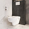 Подвесной унитаз VitrA Conforma (Конформа) 5810B003-6234, безободковый дюропласт, белый глянец санитарный фарфор, антибактериальное покрытие Hygiene (Хайджн) фото 14