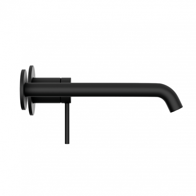 Встраиваемый смеситель для раковины VitrA Minimax Round (Минимакс Раунд) A4354936EXP, однорычажный, матовый черный, латунь фото 4