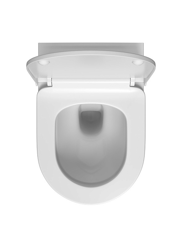 Подвесной унитаз Mia Round SmoothFlush, безободковый фото 6