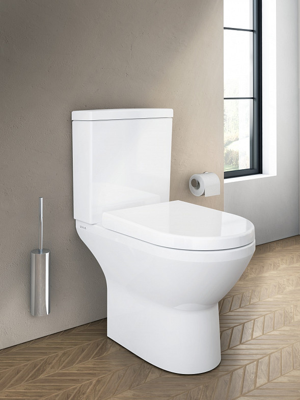 Сиденье для унитаза VitrA Sento (Сенто) 86-003-009, круглое белое дюропласт, с микролифтом фото 4