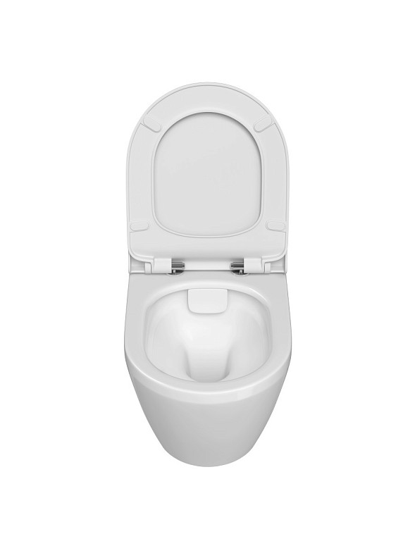 Подвесной безободковый унитаз Integra Round фото 15