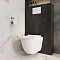 Инсталляция с унитазом VitrA Mia Round (Мия Раунд) 9873B003-7201, комплект 4 в 1, с сиденьем микролифт, безободковый цвет клавиши глянцевый хром фото 30