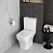 Унитаз-компакт напольный VitrA Polar (Полар) 9843B003-7201, с сиденьем микролифт, белый, санитарный фарфор, антибактериальное покрытие Hygiene (Хайджн) фото 14