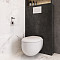 Подвесной унитаз VitrA Memoria (Мемория) 5885B403-0101, безободковый, Rim-ex (Рим-экс), белый, санитарный фарфор, антибактериальное покрытие Hygiene + Clean (Хайджн + Клин) фото 13