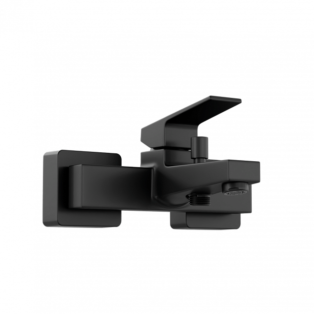 Настенный смеситель для ванны VitrA Minimax Square (Минимакс Скуэр) A4352036EXP, однорычажный, матовый черный, латунь фото 3