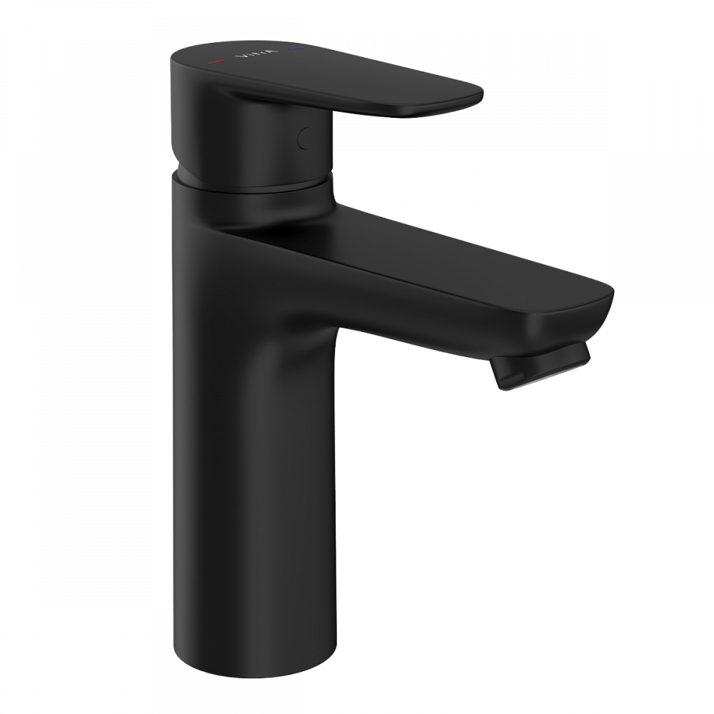 Смеситель для раковины VitrA Flow Soft (Флоу Софт) A4300936EXP, однорычажный, матовый черный, латунь