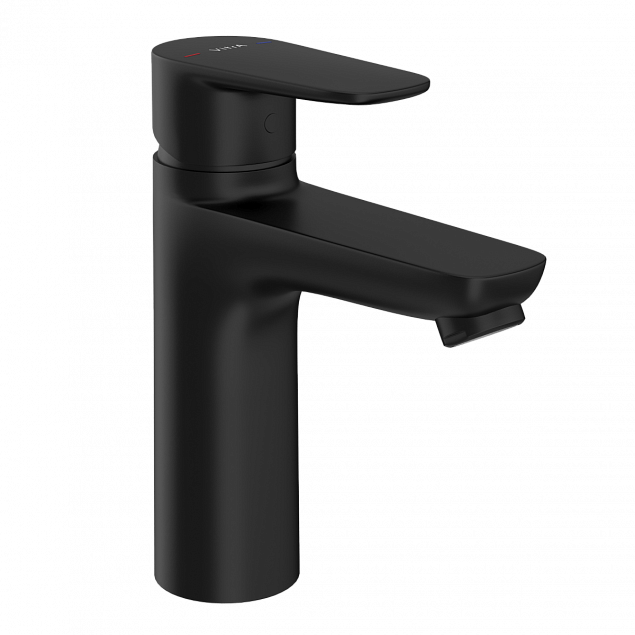 Смеситель для раковины VitrA Flow Soft (Флоу Софт) A4300936EXP, однорычажный, матовый черный, латунь фото 1