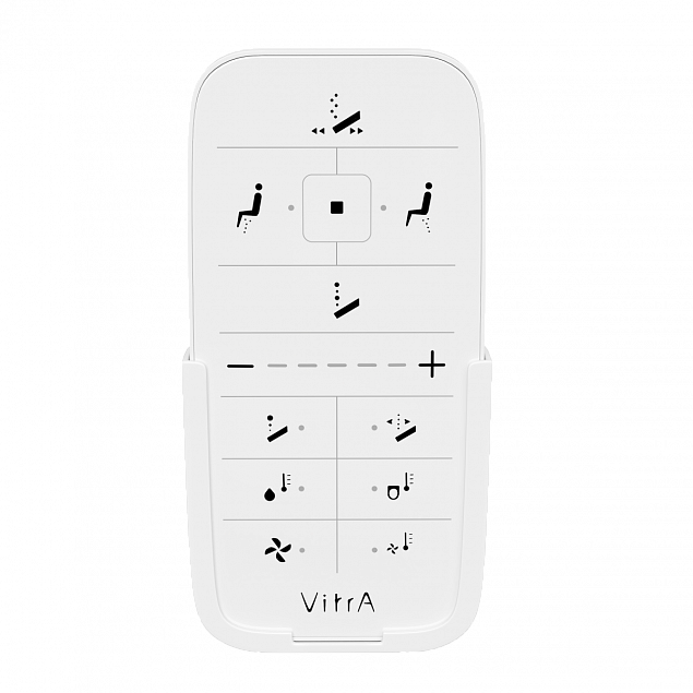 Умный унитаз VitrA V-Care (Ви-Кеар) 5674B003-6194, Comfort, подвесной, безободковый, Rim-ex (Рим-экс) с автоматическим сиденьем и бидеткой, белый, санитарный фарфор, антибактериальное покрытие Hygiene (Хайджн) фото 5