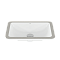 Встраиваемая снизу раковина VitrA S20 7475B003-0618, 55 x 37 см, прямоугольная, белая, антибактериальное покрытие Hygiene (Хайджн) фото 9