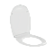 Сиденье для унитаза VitrA Universal (Универсал) 115-003-001, овальное белое дюропласт без микролифта фото 8