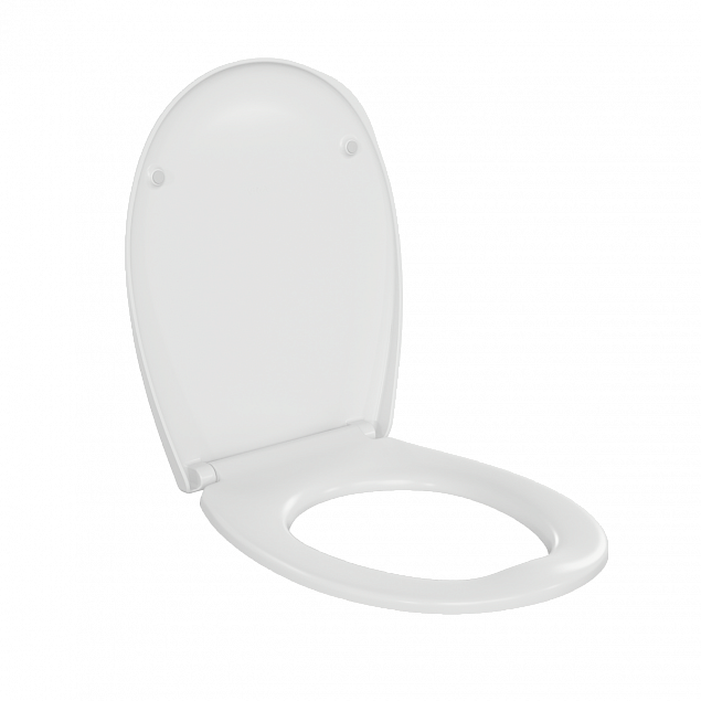 Сиденье для унитаза VitrA Universal (Универсал) 115-003-001, овальное белое дюропласт без микролифта фото 3