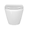 Подвесной унитаз VitrA Integra Round (Интегра Раунд) 7041B003-0075, безободковый, Rim-ex (Рим-экс), белый, санитарный фарфор, антибактериальное покрытие Hygiene (Хайджн) фото 9