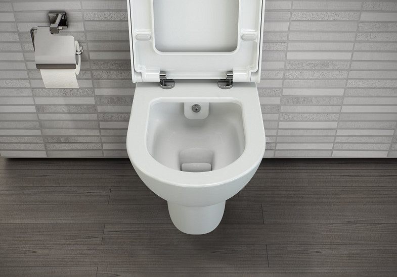 Сиденье для унитаза VitrA Zentrum (Зентрум) 94-003-001, круглое белое дюропласт без микролифта фото 8