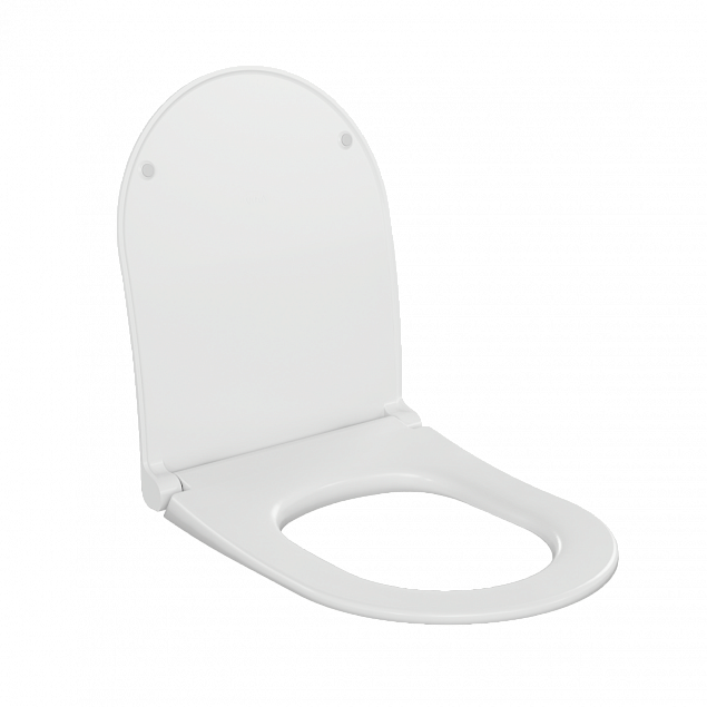 Сиденье для унитаза VitrA S50 110-003-019, круглое белое дюропласт, с микролифтом фото 3