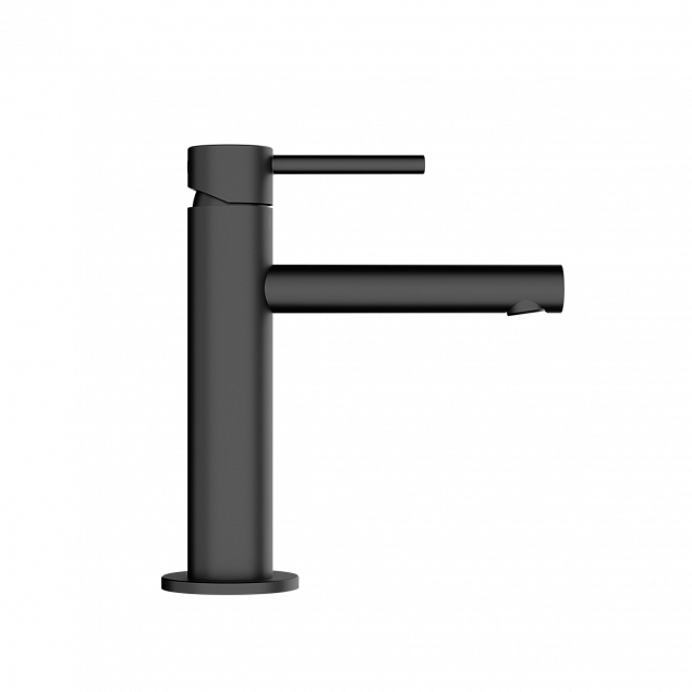 Смеситель для раковины VitrA Origin (Ориджин) A4255636WTC, однорычажный, матовый черный, латунь фото 4