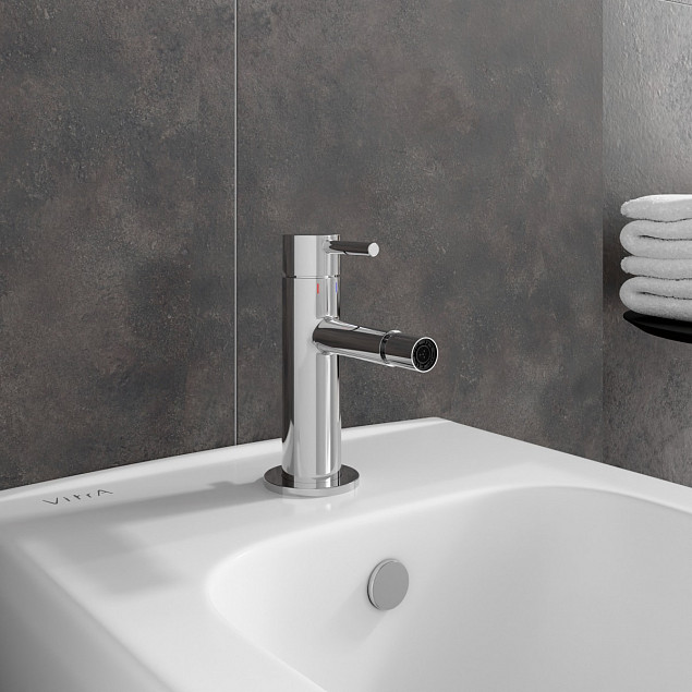 Смеситель для биде VitrA Origin (Ориджин) A42559, однорычажный, хром, латунь фото 5