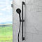 Душевая стойка VitrA Base Round (Бейс Раунд) A4590836EXP, с ручным душем, без смесителя, матовая черная фото 11
