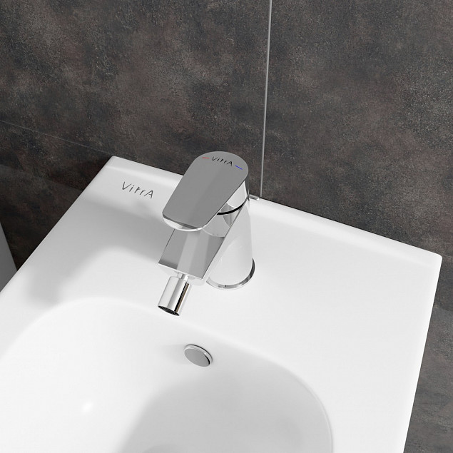 Смеситель для биде VitrA Flow Round (Флоу Раунд) A42933EXP, однорычажный, хром, латунь фото 6