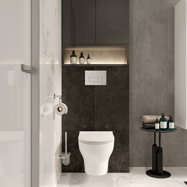 VitrA Harmony комплект подвесного унитаза 4 в 1 (унитаз, инсталляция, панель смыва, сиденье) фото 14