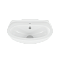 Раковина накладная VitrA Normus (Нормус) 55 см, в комплекте с пьедесталом 9600B003-7650, 55 x 42 см, белая, антибактериальное покрытие Hygiene (Хайджн) фото 11