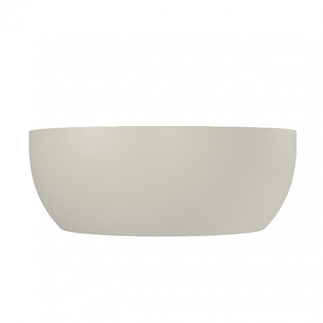 Раковина чаша VitrA Outline Recycled (Аутлайн Ресайклд) 7992B066-0016, 41 x 41 см, накладная матовая бежевая, антибактериальное покрытие Hygiene (Хайджн) фото 4