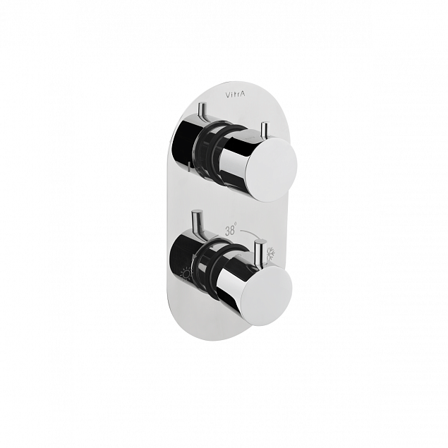 Комплект смесителей VitrA AquaHeat (Аквахит) 458593, хром фото 6