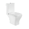 Унитаз-компакт напольный VitrA Polar (Полар) 9843B003-7201, с сиденьем микролифт, белый, санитарный фарфор, антибактериальное покрытие Hygiene (Хайджн) фото 9