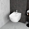 Биде VitrA Sento (Сенто) 4338B003-1046, подвесное, белое, с отверстием под смеситель, покрытие Hygiene (Хайджн) фото 11