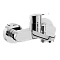 Смеситель настенный VitrA Flow Round (Флоу Раунд) A43057EXP1, для ванны, однорычажный, хром, латунь фото 8