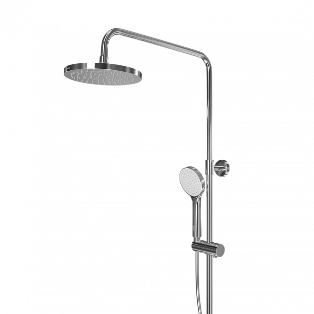 Душевая система VitrA Joy (Джой) A47298EXP, с термостатическим смесителем и ручным душем, хром фото 5