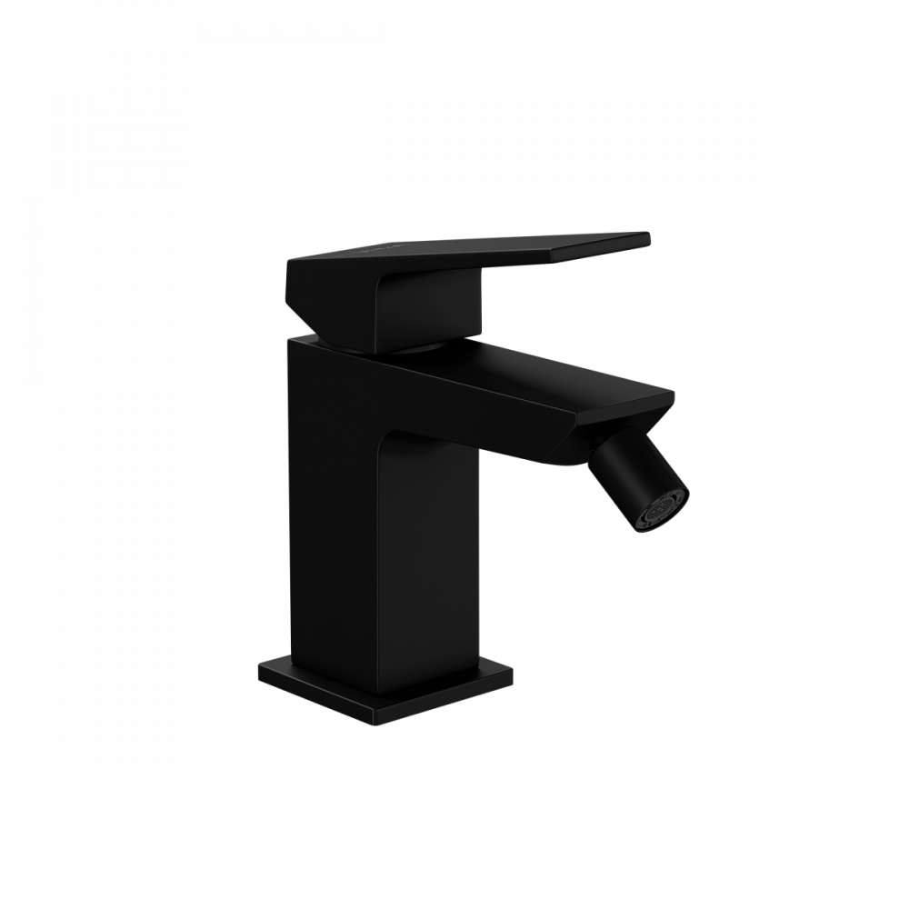 Смеситель для биде VitrA Minimax Square (Минимакс Скуэр) A4372636EXP, однорычажный, матовый черный, латунь