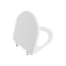 Быстросъемное сиденье для унитаза Liquid с верхним креплением, микролифт, белый фото 3