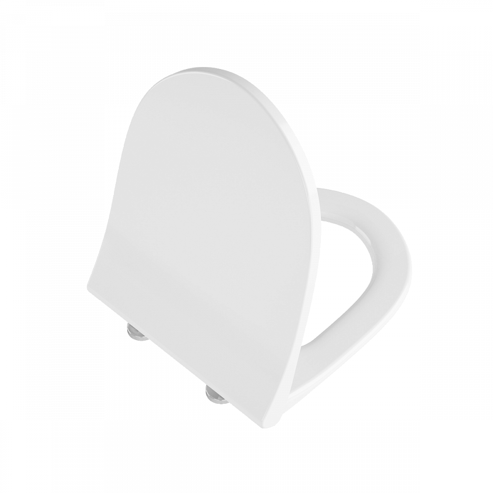 Сиденье для унитаза VitrA Sento (Сенто) 130-003-009, круглое белое дюропласт, с микролифтом