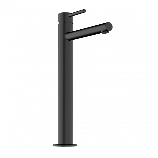 Смеситель для раковины-чаши VitrA Origin (Ориджин) A4255836, однорычажный, матовый черный, латунь фото 3