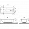 Ванна VitrA Neon (Неон) 55840001000, 180 x 80 см, акриловая, прямоугольная, белая фото 12