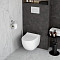 Подвесной унитаз VitrA Sento (Сенто) 7878B003-0075 без сиденья, безободковый смыв торнадо QuantumFlush (КвантумФлаш), белый, санитарный фарфор, антибактериальное покрытие Hygiene (Хайджн) фото 13