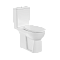 Унитаз-компакт напольный VitrA Conforma (Конформа) 9899B003-7200, с сиденьем без микролифта, белый, санитарный фарфор, антибактериальное покрытие Hygiene (Хайджн) фото 9