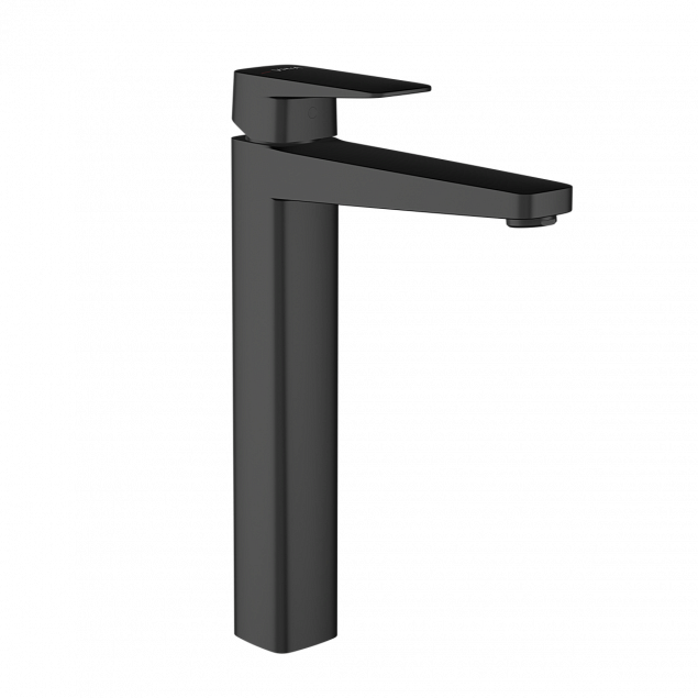 Смеситель для раковины VitrA Root Square (Рут Скуэр) A4273336EXP, однорычажный, матовый черный, латунь фото 1