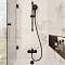 Смеситель настенный VitrA Flow Soft (Флоу Софт) A4294636EXP, для ванны, однорычажный, матовый черный, латунь фото 13