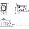 Подвесной унитаз VitrA Zentrum Round (Зентрум Раунд) 7786B003-0075, безободковый SmoothFlush (Смусфлаш), белый, санитарный фарфор, антибактериальное покрытие Hygiene (Хайджн) фото 14