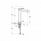Смеситель для раковины VitrA Root Round (Рут Раунд) A4270734EXP, однорычажный, брашированный никель, латунь фото 14
