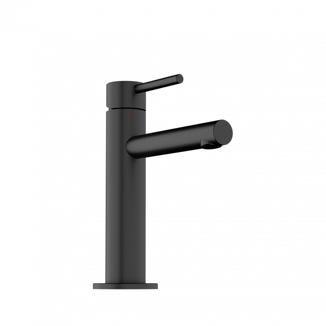 Смеситель для раковины VitrA Origin (Ориджин) A4255636WTC, однорычажный, матовый черный, латунь фото 3