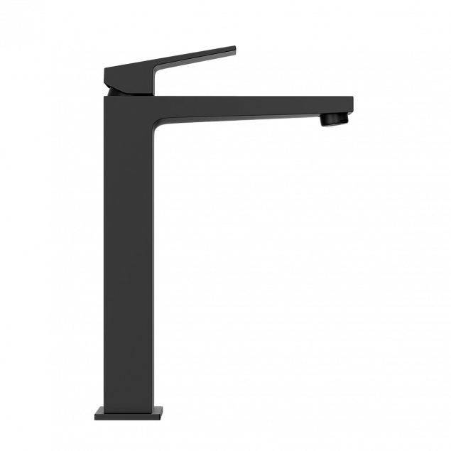 Смеситель для раковины-чаши VitrA Minimax Square (Минимакс Скуэр) A4372436EXP, однорычажный, матовый черный, латунь фото 4