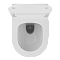 Подвесной унитаз VitrA Zentrum Round (Зентрум Раунд) 7786B003-0075, безободковый SmoothFlush (Смусфлаш), белый, санитарный фарфор, антибактериальное покрытие Hygiene (Хайджн) фото 10