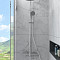 Душевая система VitrA Base Round (Бейс Раунд) A47303EXP, с термостатическим смесителем и ручным душем, хром, латунь фото 14