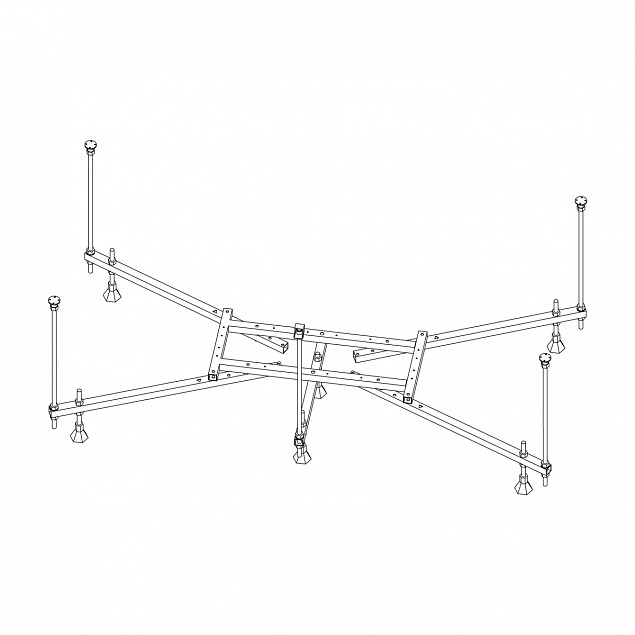 Каркас для ванны VitrA Universal (Универсал) 59999991001, 150/160/170 x 70 универсальный фото 6