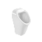 Писсуар VitrA Arkitekt (Аркитект) 6201B003-0199, настенный со скрытым подключением из стены, белый, антибактериальное покрытие Hygiene (Хайджн) фото 7