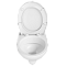 Подвесной унитаз VitrA Normus (Нормус) 6855B003-0101 без сиденья, ободковый Open-Rim, белый, санитарный фарфор, антибактериальное покрытие Hygiene (Хайджн) фото 11